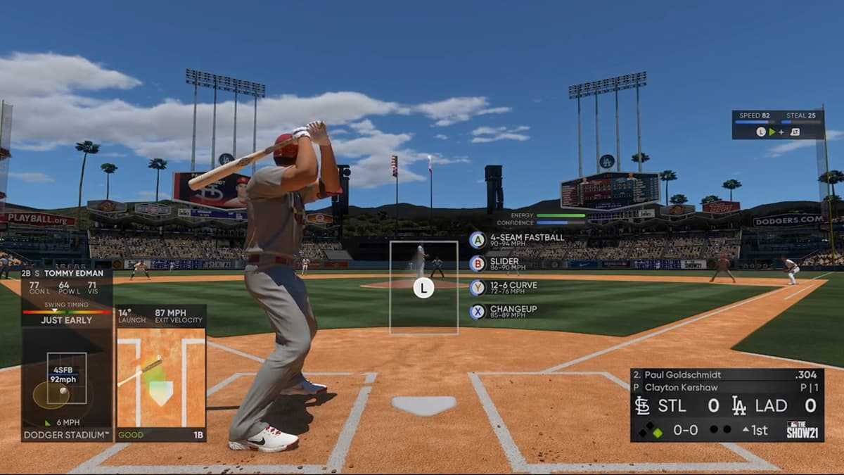 如何在MLB The Show 21中猜测音高