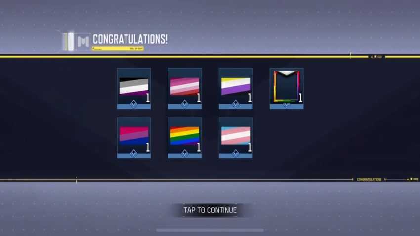 COD Mobile Pride Bundle 奖励