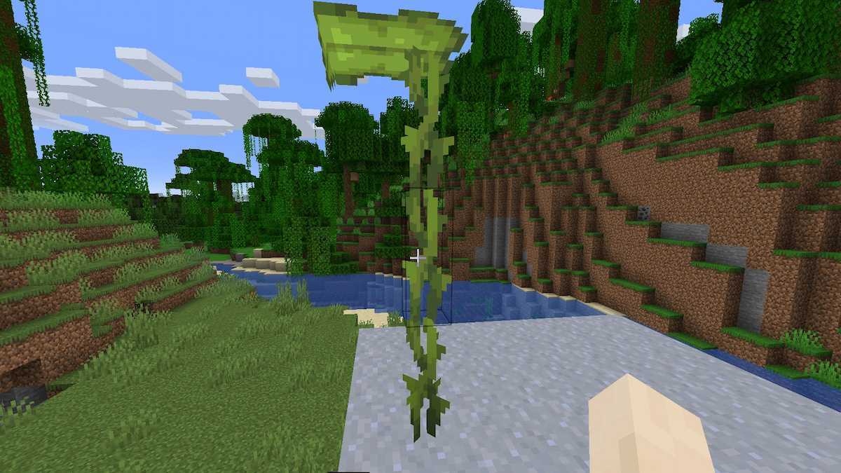 你能在minecraft 中种植一个小滴叶吗