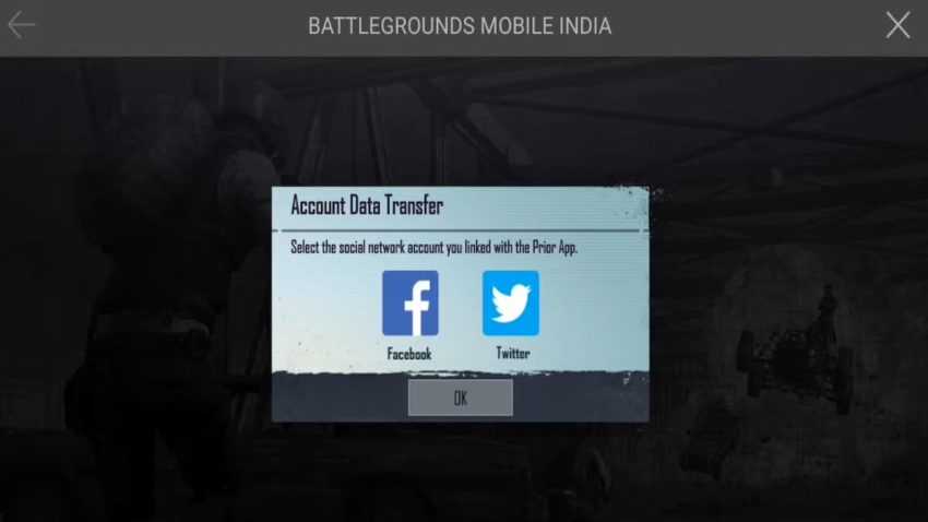 Battlegrounds Mobile India BGMI 帐户数据传输指南