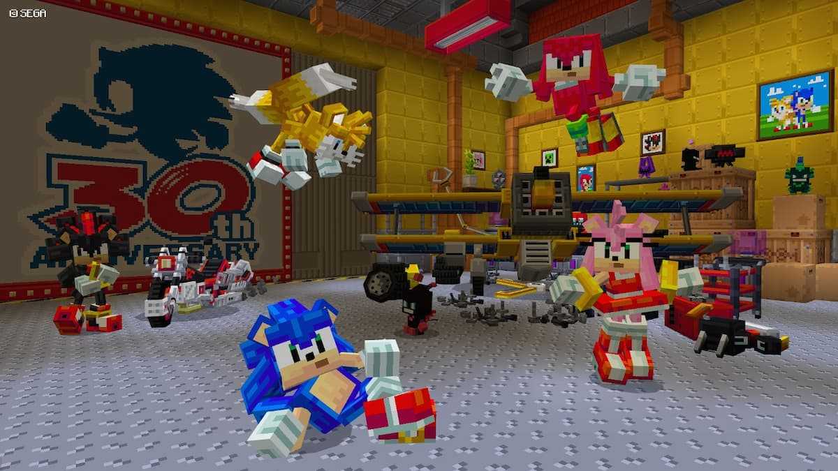 Minecraft 和 Sonic 在新的 DLC 中走到了一起