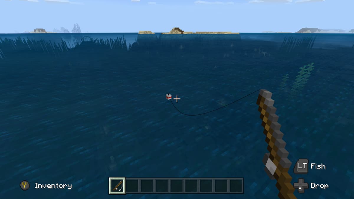 如何在 Minecraft 中制作钓鱼竿