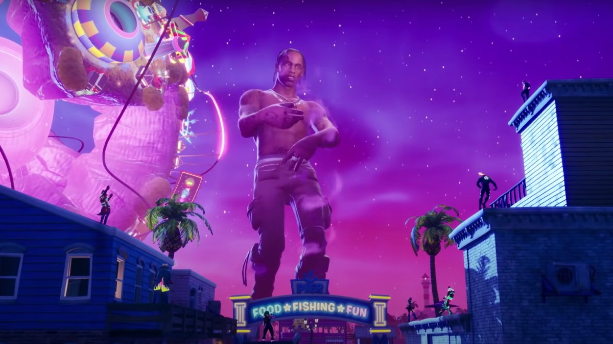 在致命的astroworld 音乐会之后 Epic Games 从fortnite 中删除了travis Scott 的表情