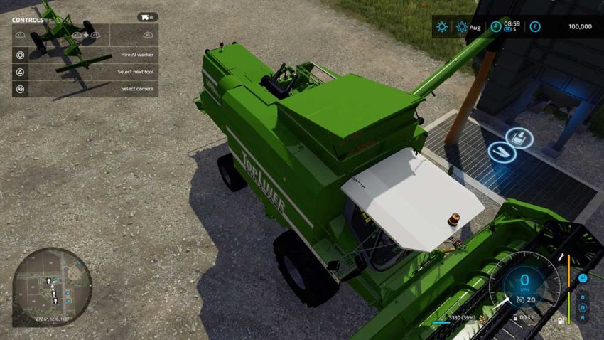 step-2-empty-the-grain-farming-simulator-22