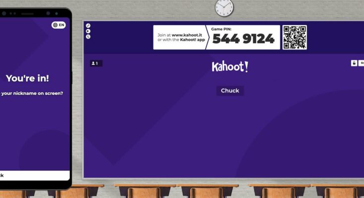 Screenshot of a Kahoot Game Pin