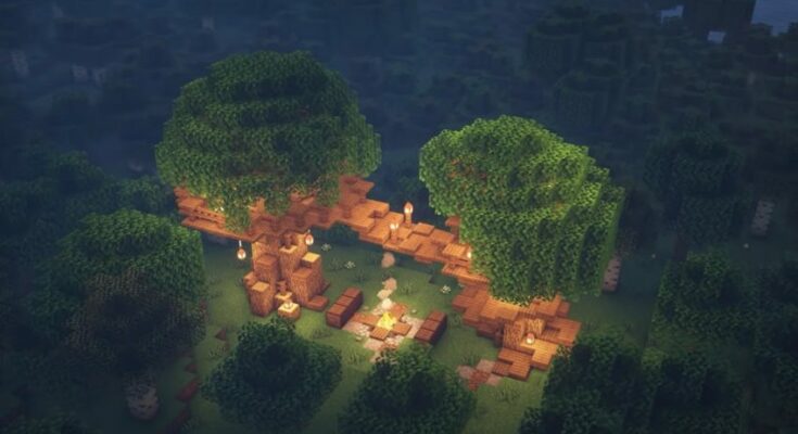 5 个最好的 Minecraft 树屋设计和想法