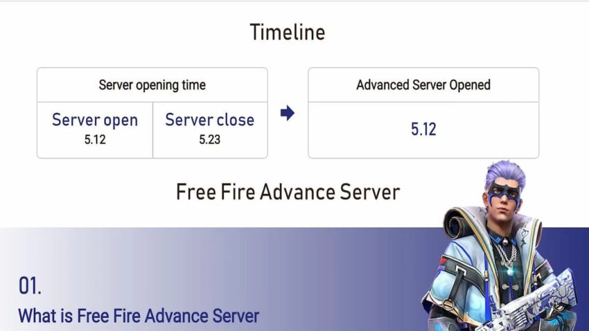 Free Fire OB34 Advance 服务器发布日期