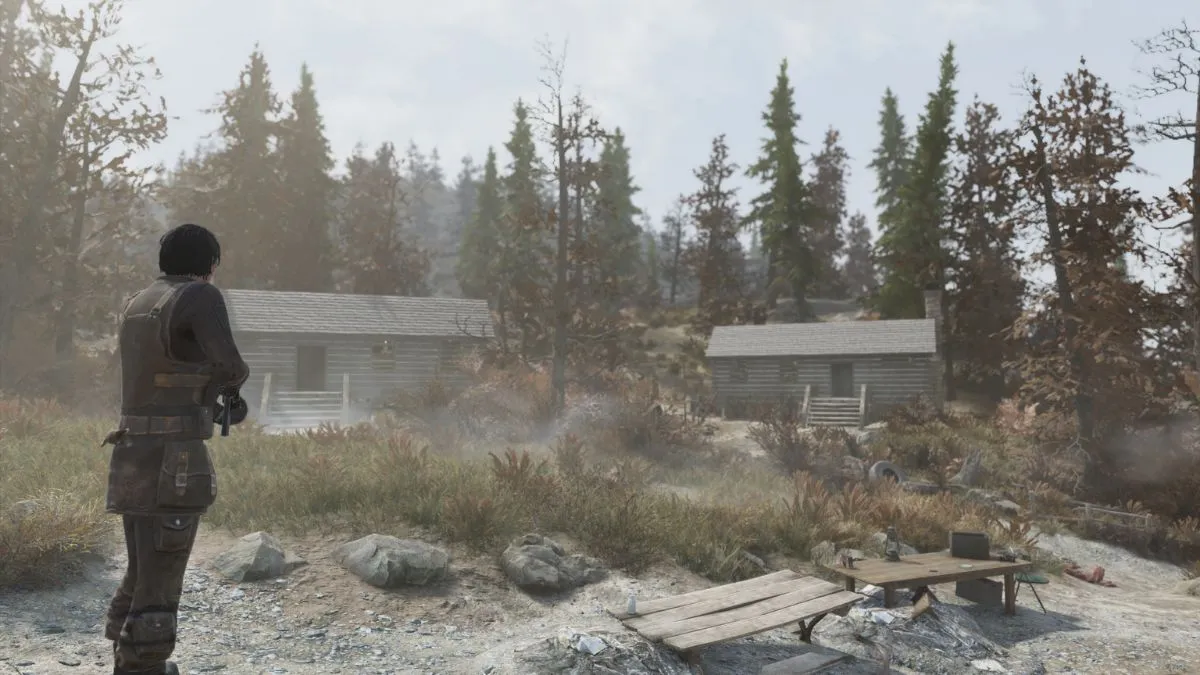 Where to find Middle Mountain Cabins in Fallout 76