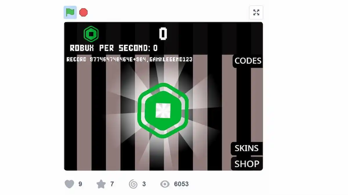 Roblox Clicker on Scratch codes (January 2023)