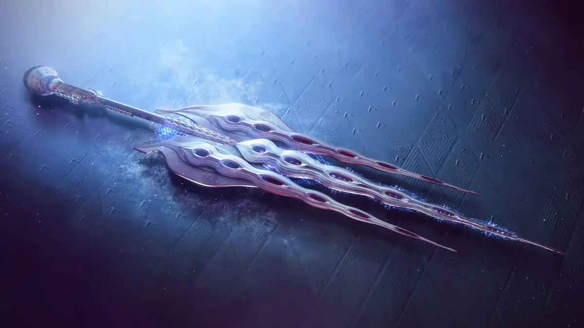 Destiny 2 shows off the devastating freezing ability of upcoming Lightfall exotic glaive Winterbite