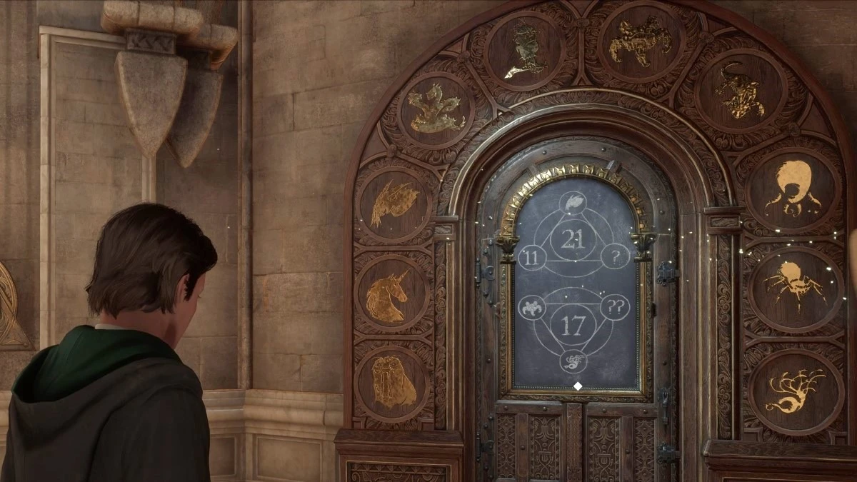 How to solve the Central Hall door puzzle in Hogwarts Legacy