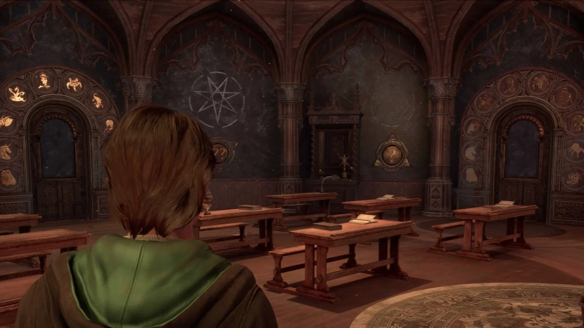 How to solve the puzzle doors in the Arithmancy Classroom in the Library Annex in Hogwarts Legacy
