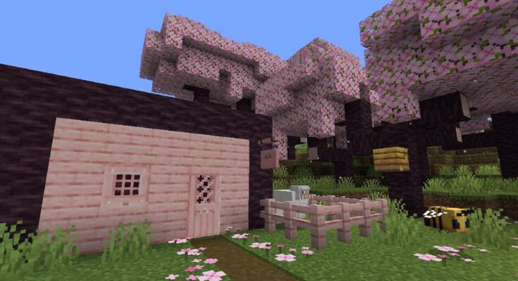 Minecraft 正在拥抱情人节粉红色和即将到来的樱花生物群落