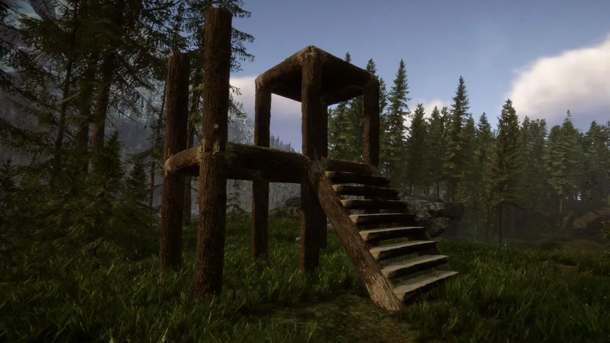 How to build a roof in Sons of the Forest