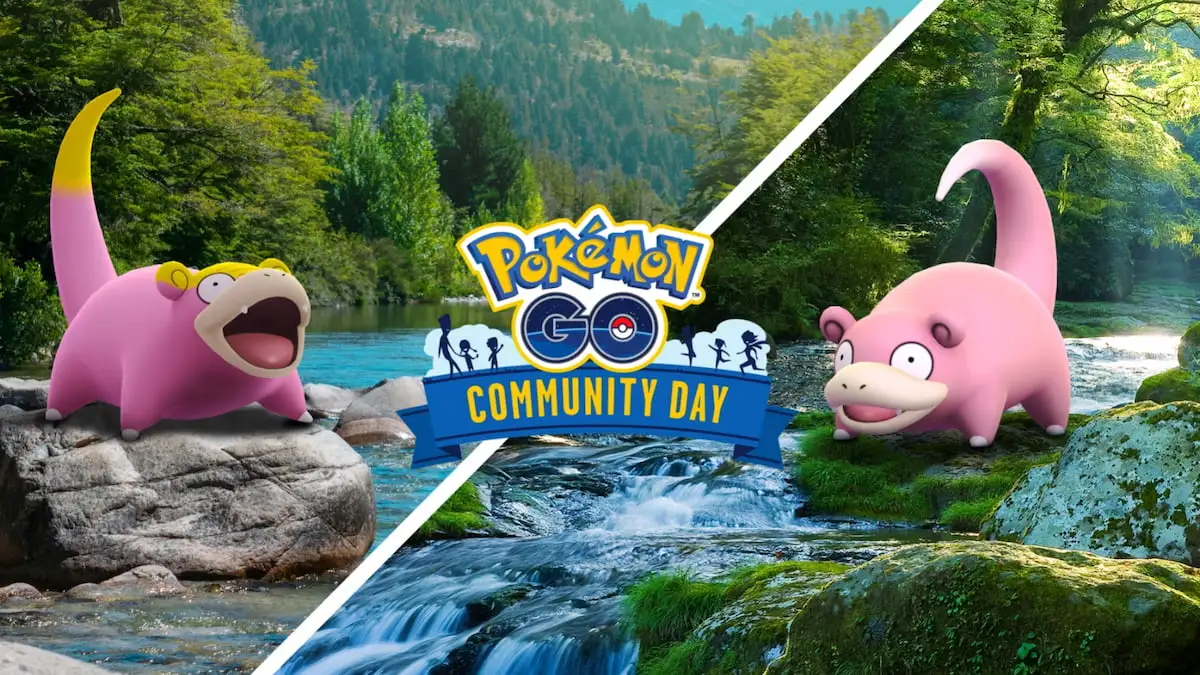 Slowpoke and Galarian Slowpoke March 2023 Community Days are coming to Pokémon Go, with a powerful Water-type move