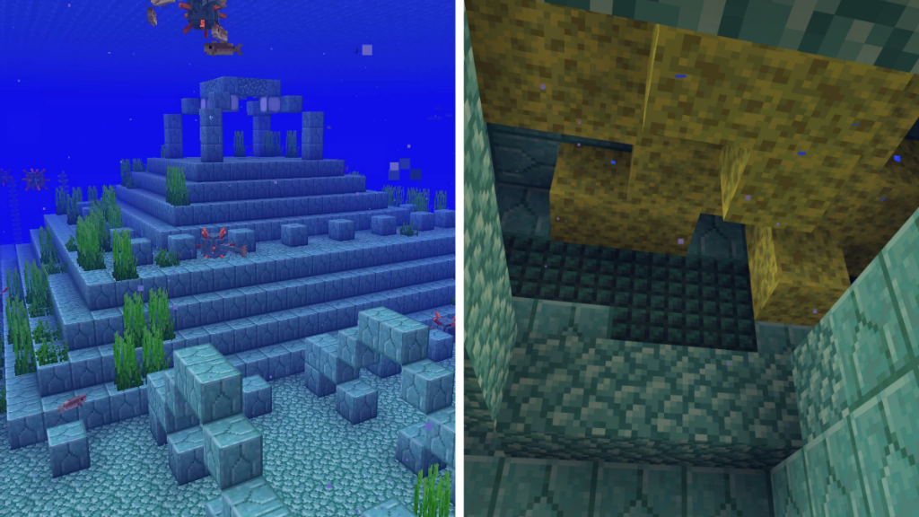 从海洋纪念碑获取 Minecraft 中的海绵