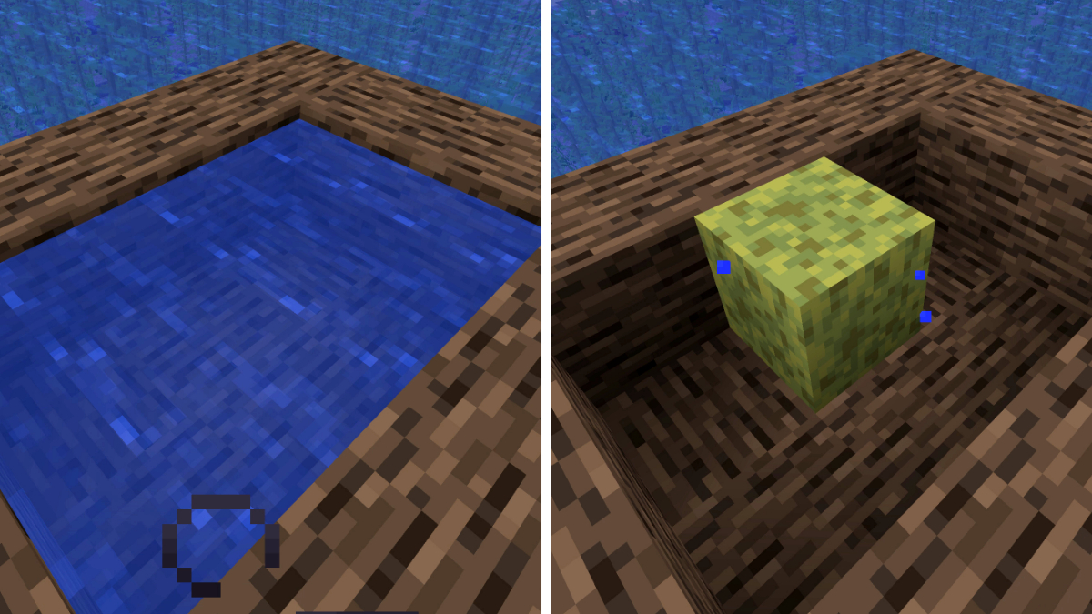 How to get a sponge in Minecraft