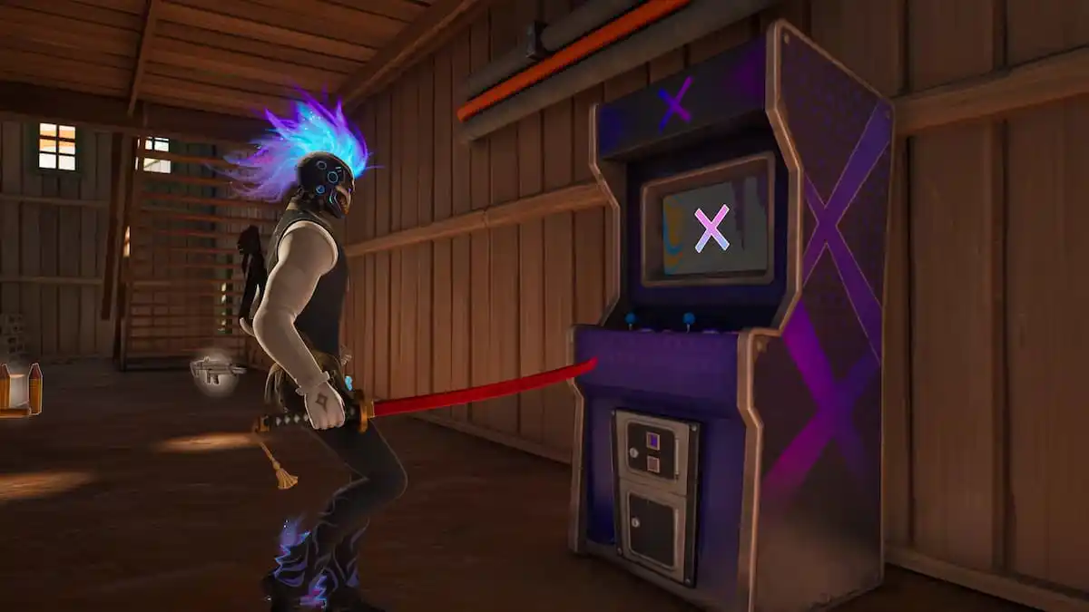 How to win the arcade game in Frenzy Fields or Slappy Shores in Fortnite Chapter 4 Season 2