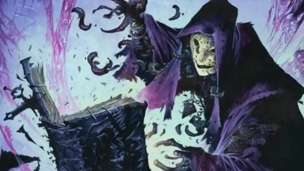 D&D 的邪恶黑暗之书封面艺术