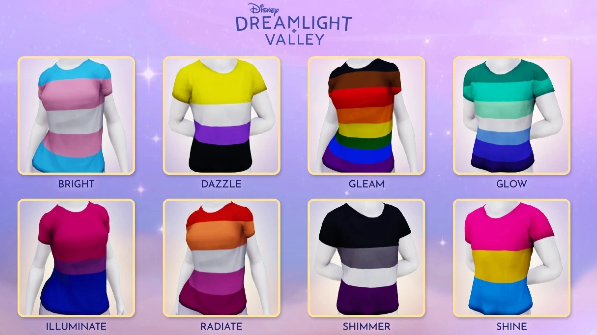 Disney Dreamlight Valley Brings Pride to Town With Free Shirt Codes
